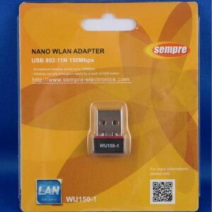 Clé wifi WLAN 150Mbit sans Fil Lan SEMPRE Nano USB 2.0 Adaptateur WU150-1 NEUF